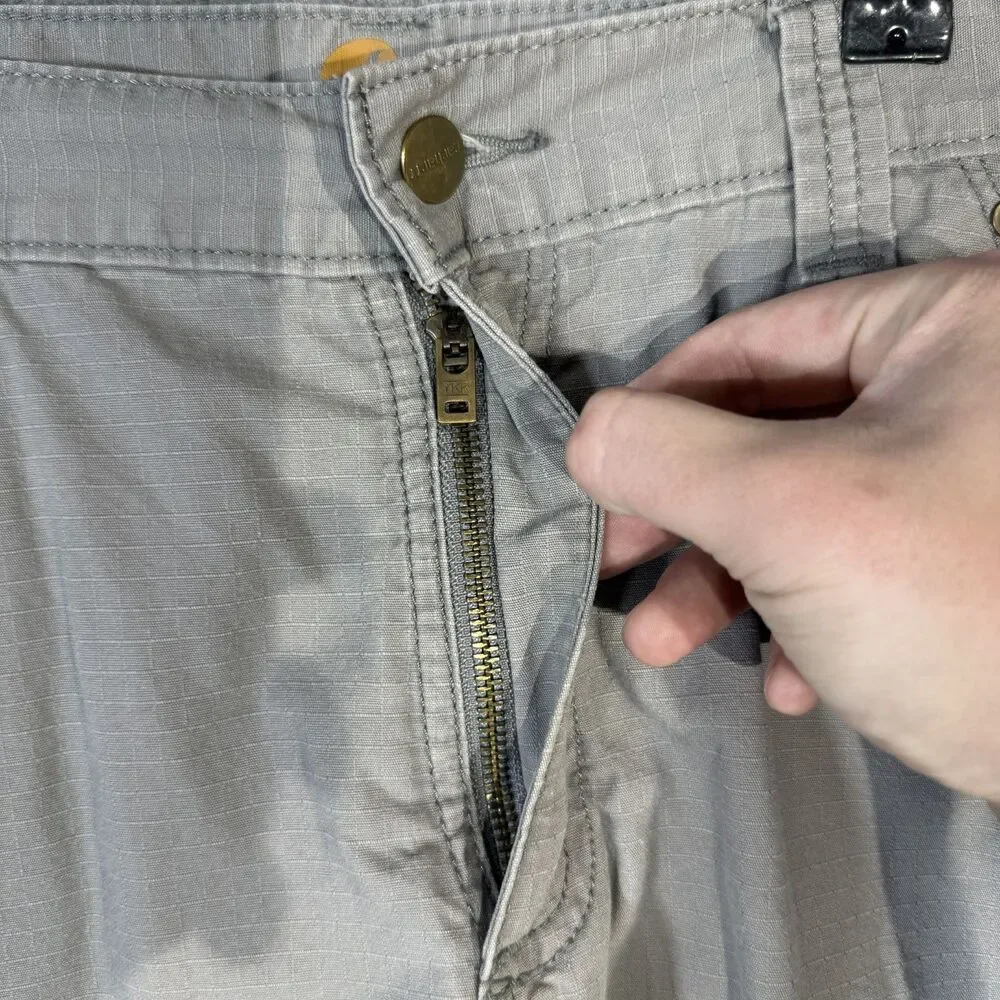 Carhartt Men's‎ Relaxed Fit Gray Work Shorts Size 33